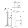 WHIRLPOOL Beépíthető Kombinált Hűtőszekrény ART 6611/A++