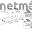 WHIRLPOOL SMO 658C/BT/IXL Beépíthető Indukciós Kerámialap