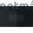 Whirlpool MBNA900B beépíthető mikrohullámú sütő fekete 22L 38cm