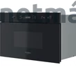 Whirlpool MBNA900B beépíthető mikrohullámú sütő fekete 22L 38cm