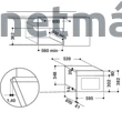 Whirlpool AMW439IX Beépíthető mikrohullámú sütő