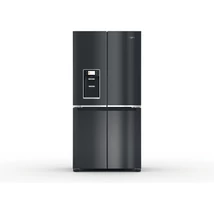 Whirlpool WQ9I FO2BX EF alulfagyasztós 4 ajtós Triple NoFrost hűtőszekrény Black Steel