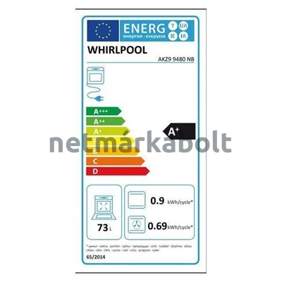 Whirlpool AKZ9 9480 NB beépíthető sütő fekete