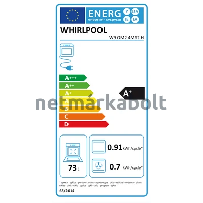 WHIRLPOOL BEÉPÍTHETŐ SÜTŐ W9 OM2 4MS2 H