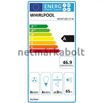 Whirlpool WHVP 62F LT W Beépíthető elszívó