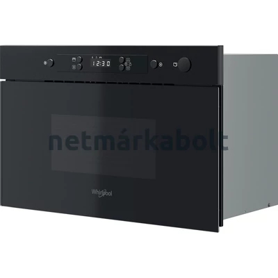 Whirlpool MBNA900B beépíthető mikrohullámú sütő fekete 22L 38cm