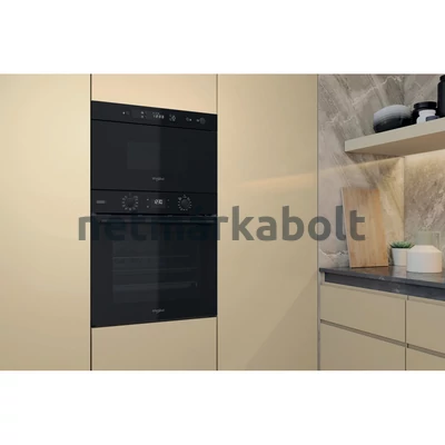 Whirlpool MBNA900B beépíthető mikrohullámú sütő fekete 22L 38cm