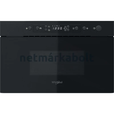 Whirlpool MBNA920B beépíthető mikrohullámú sütő fekete grilles 22L