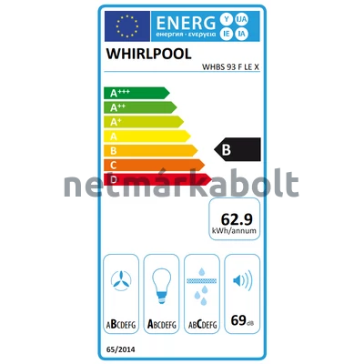 WHIRLPOOL WHBS 93 F LE X Páraelszívó Inox