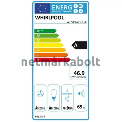 Whirlpool WHVP 82F LT K Beépíthető elszívó